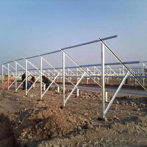 Rail de support de cadre en aluminium solaire National Fortune PV Surface anodisée charge de vent 60 m/s charge de neige 1.4 Kn/m2 pour systèmes - Product Image 2
