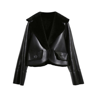 Nouveau design de vestes en peau de mouton chaudes pour l'hiver veste en polaire en peau de mouton tendance avec logo personnalisé pour hommes - Product Image 1