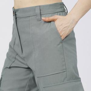 Pantalones Cargo Casuales para Mujer, Diseño Personalizado, Planos, Cómodos, Estilo Urbano, Multibolsillos, Transpirables, de Secado Rápido, de Algodón, Largos - Product Image 5