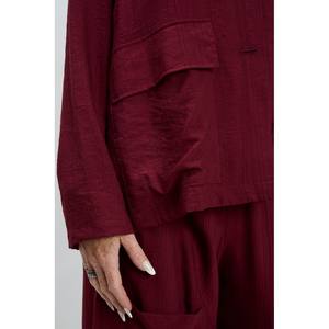 แจ็คเก็ตเสื้อวิสคอสของผู้หญิงสำหรับฤดูใบไม้ผลิฤดูร้อนในอิตาลีมีหลายสีให้เลือก - Product Image 2