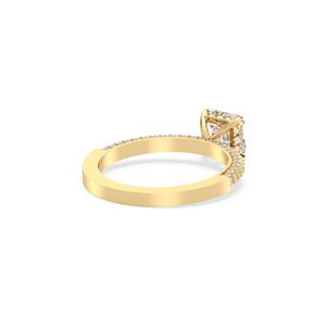 REYES IGI Certifié HPHT CVD Lab Grown Diamond Bague de fiançailles pour les femmes en or massif 14K personnaliser cadeau bijoux pour anniversaire - Product Image 6