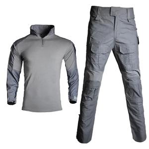 Man Hunting Clothing Sets Tactical Uniforms Hiking Suit Camouflage Long Sleeve T-<b>shirts</b> Cargo Work Pants - Product Image 4