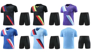 Conjunto de Uniforme de Fútbol Personalizado con Impresión Digital, Transpirable, para Verano, de Primera Calidad, 100% Poliéster, Pakistán - Product Image 6