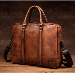 Maletín de cuero genuino de búfalo para hombre de alta calidad a bajo precio-Directo del fabricante de la India - Product Image 2