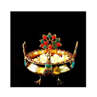 Sculptures décoratives en laiton pour la décoration de la maison, cadeau de Diwali - Design Art Déco, taille et couleur personnalisables, décoration élégante pour la maison