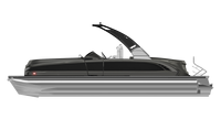 Nouveau bateau ponton essentiel avec un design de clôture unique pour les vacances en famille, la pêche, yacht sportif durable en fibre de verre, moteur de pêche