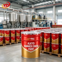 Peinture Alkyde Effet Martelé – Pack Économique – Revêtement Métallique Anti-Rouille Séchage Rapide – Protection Renforcée