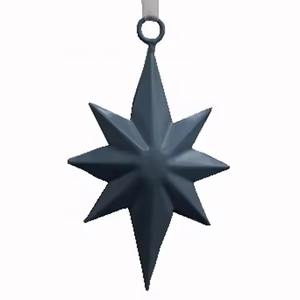 Adornos colgantes de Navidad de Metal festivo Linda decoración de árbol de vacaciones regalo encantador hecho a mano - Product Image 1