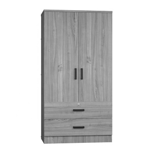 Tủ quần áo bằng gỗ tối giản với tùy chỉnh kết thúc 2 cửa gỗ Closet Organizer với ổ khóa cho phòng ngủ - Product Image 5