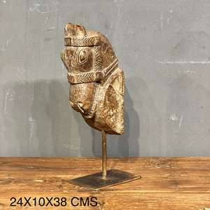 Antique Horse Decor Traditional Art Deco Style Handmade Abstract Animal Design for Home Living Room Wedding <b>Christmas</b> Decoration - Product Image 5