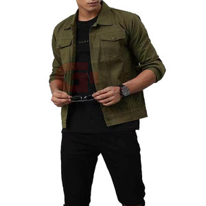 Chaqueta vaquera Moq baja al mejor precio para hombre, la última chaqueta vaquera hecha a medida para hombre al por mayor - Product Image 4