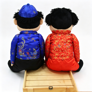 Marionetas de Peluche Educativas para Contar Cuentos, para Niños, Enseñanza Cultural en el Aula, Juego de Pareja China, Accesorios Bordados, Cumpleaños - Product Image 5