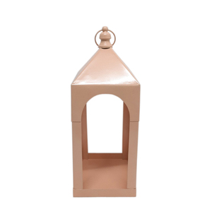 Linterna de hierro y cuero con mango, linternas de festival de color marrón y dorado para el hogar y la Mesa, personalizadas a granel - Product Image 3