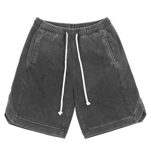 Conjunto de Shorts Casuales de Verano para Hombre, Personalizado, 100% Algodón, Lavado Ácido, Transpirable, Camisetas y Shorts Extra Grandes - Product Image 5