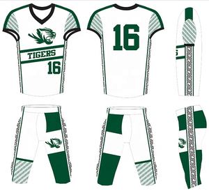 Camisetas de Fútbol Americano Personalizadas al por Mayor, Manga Corta, Nombre del Equipo y Número Impresos, Envío Rápido - Product Image 4