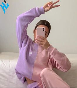 Survêtement 100% coton coloré pour femmes, nouveau Design, Logo brodé personnalisé, offre spéciale - Product Image 5