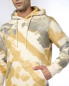 Sweat-shirts à capuche d'hiver de haute qualité pour hommes, streetwear, impression de logo personnalisée, pull unisexe, épaules tombantes, 100% coton éponge - Product Image 4