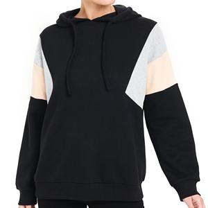 เสื้อฮู้ดลำลองแขนยาวผ้าคอตตอนปักลายสำหรับผู้หญิง - Product Image 5