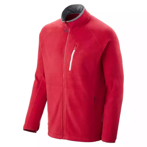 Otoño Invierno Tallas grandes Chaqueta Softshell con mangas largas Micro Polar Fleece para hombres Etiquetas de logotipo personalizables - Product Image 6