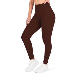 Mallas de Modal de color sólido para mujer, mallas Capri de talla grande para entrenamiento, pantalones cortos básicos adelgazantes informales de alta elasticidad - Product Image 2