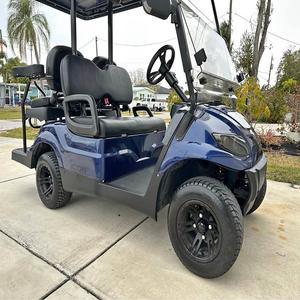 Voiturette de golf électrique pour 4 passagers, alimentée par batterie, pneus tout-terrain, vitesse 30-50 km/h, autonomie 70-90 km, vente en gros - Product Image 1