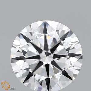 IGI Certified 3.16 Ct <b>White</b> Lab Grown Round Brilliant <b>Diamonds</b> Excellent Cut VS2 Clarity for Engagement Rings Jewelry Making - Product Image 1