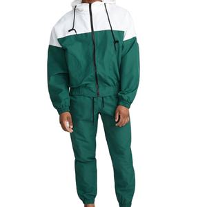 Custom Polyester Tracksuits Wind Breaker Nylon Jacket Tracksuit Jogger Track Suit <b>Zip</b> up Windbreaker Set for Men 2026 - Product Image 5