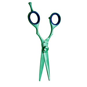 ขายส่งร้านทําผมกรรไกรสแตนเลสสีเคลือบตัดผมตัดผมกรรไกรปรับนิ้วพัก - Product Image 3