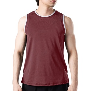 190 Gsm Cut Off Side Loose Fit Tank Top Men's Wear <b>Athletic</b> Sports Trendy Gym Clothes Wholesale Summer Wear Comfortable - Product Image 3