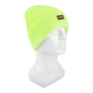 Al Aire Libre de encargo de alta calidad Gorros Mantener caliente cráneo de moda de invierno ropa de calle Precio barato Beanie Hat con logotipo personalizado - Product Image 1