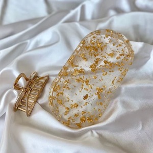 ถาดเรซิ่นตกแต่งหลากสี ถาดจัดระเบียบเครื่องสำอาง ของตกแต่งบ้าน ถาดเรซิ่นทรงรี ถาดวางของบนโต๊ะเครื่องแป้ง คุณภาพสูง - Product Image 6