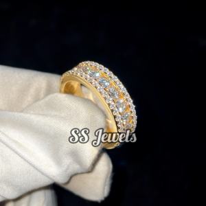 Anillo de Compromiso de Oro Blanco de 18K con Moissanita de Corte Brillante, Regalo de Aniversario para Mujer, Estilo Religioso - Product Image 2