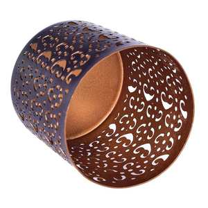 Nouvelle arrivée de qualité supérieure bougeoir votif en métal en fer fabrication de bougies taille personnalisée pour la décoration d'éclairage de table - Product Image 6
