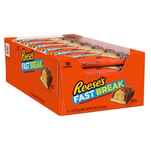 Barras de Caramelo con Mantequilla de Maní y Turrón REESE'S FAST BREAK, 1.8 oz (Paquete de 18) - Product Image 5