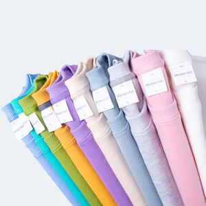 T-shirt unisexe grande taille 300 g/m² Tissu épais de haute qualité Conception graphique personnalisée Impression surdimensionnée T-shirt pour hommes Multipack - Product Image 3