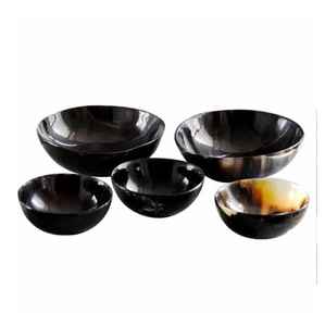 Tazón para servir ensalada de cuerno de búfalo de alta calidad a precio de venta al por mayor para proyectos personalizados y diseñadores de interiores por AALIYAN IMPEX - Product Image 4