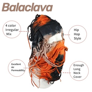 Masque de protection intégral pour le visage, style délavé, tie-dye, pour le cyclisme, la moto, avec un trou, pour hommes, livraison DDP, prix d'usine - Product Image 3