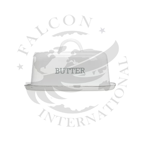 Esmalte grueso con tapa Bandeja de pastelería Caja de mantequilla esmaltada Organizador de queso - Product Image 1