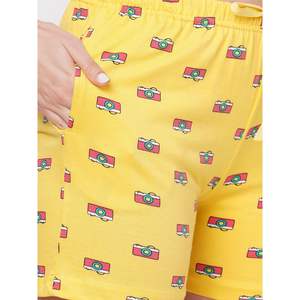 Conjunto de Pijama Casual para Mujer Evolve, 100% Algodón Tejido Estampado (Conjunto de Shorts), Suave y Cómodo, con Logotipo Personalizado Gratuito - Product Image 5