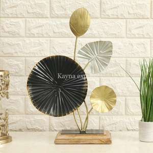 Sculpture de décoration murale de table de luxe Sculpture décorative multicolore Artisanat en métal Pièce maîtresse sculpture décor d'hôtels et de restaurants - Product Image 3