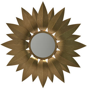 Hecho a mano moderno Sunburst dorado colgante montado en la pared espejo clásico Hotel entrada dormitorio lavabo accesorio decorativo decoración del hogar - Product Image 1