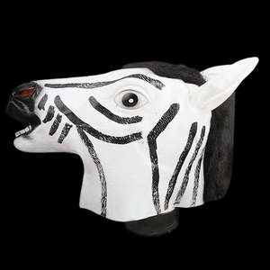 Máscara de Zebra de Juguete - Blanca - Product Image 2