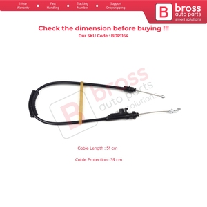 Sistema de Bloqueo de Liberación de Puerta Exterior BDP1164, Cable Bowden para Puerta Delantera, para Passat B6 B7 2005-2015 CC 3C8837017A - Product Image 5