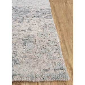 Alfombra Kavi Ivory de Lana y Seda de Bambú Anudada a Mano, Diseño de Teoría del Caos Abstracto para Sala de Estar, Pasillo, 10 mm - Product Image 4