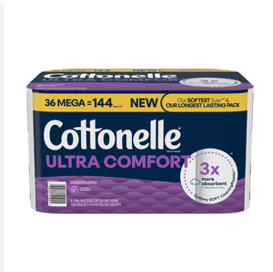 Venta al por mayor Cottonelle Ultra Comfort papel higiénico suave papel higiénico 12 Mega rollos precio barato mejor precio entrega rápida - Product Image 4