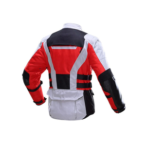 Vêtements de sport coupe-vent tous temps homologués CE pour hommes Veste textile de moto personnalisée Collection de vêtements de protection pour la course automobile - Product Image 2