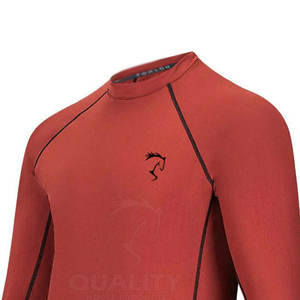 Ropa deportiva de compresión de alto rendimiento para hombre de etiqueta privada, camisa de capa base, productos antibacterianos para caballos - Product Image 5