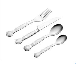 Juego de Cubiertos de Acero Inoxidable en Tono Dorado, Estilo Real, Elegante, Duradero, Ligero y Sostenible - Product Image 3