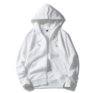 Sudadera con capucha y cremallera completa para hombre personalizada, ropa deportiva informal, sudadera con cremallera cálida de invierno, ropa de abrigo transpirable con servicio OEM - Product Image 1