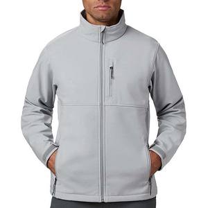 Chaquetas Deportivas Casuales para Hombre, Estilo OEM ODM, con Cremallera, de Lona Recubierta, con Logotipo Personalizado, Resistentes al Viento e Impermeables para Exteriores - Product Image 1